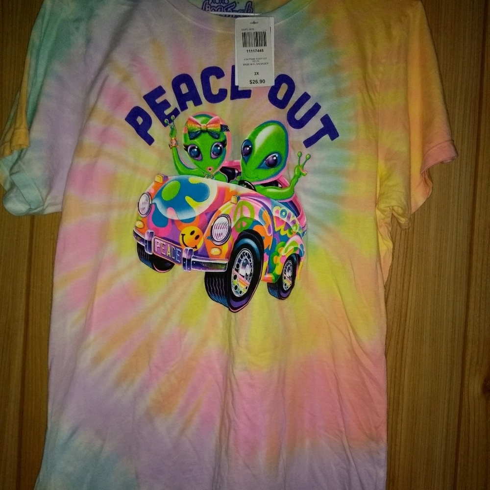 Lisa frank 2x t shirt